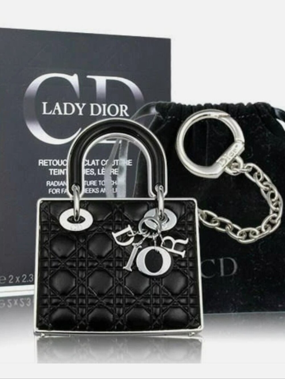 Lady Dior Makeup Palette Bag Charm